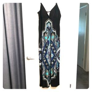 Boho Summer Beach Paisley Maxi Dress